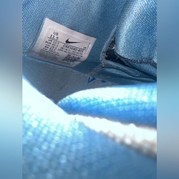 Nike KD14 TB University Blue/White Basketball Shoes DM5040-405 US Men Size 11.5 - Picture 9 of 13